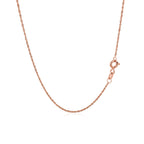 14K Rose Gold Singapore Chain  (1.10 mm)