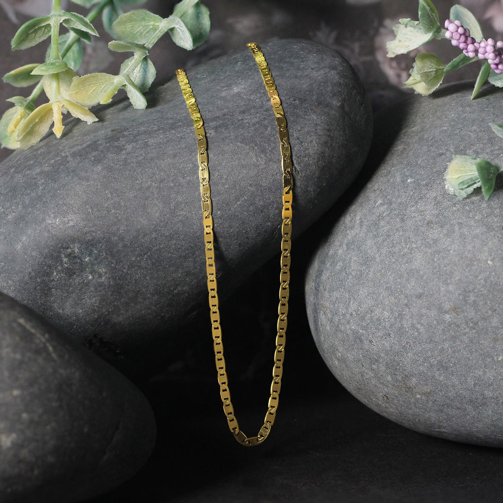 14K Yellow Gold Mariner Link Chain  (1.70 mm)