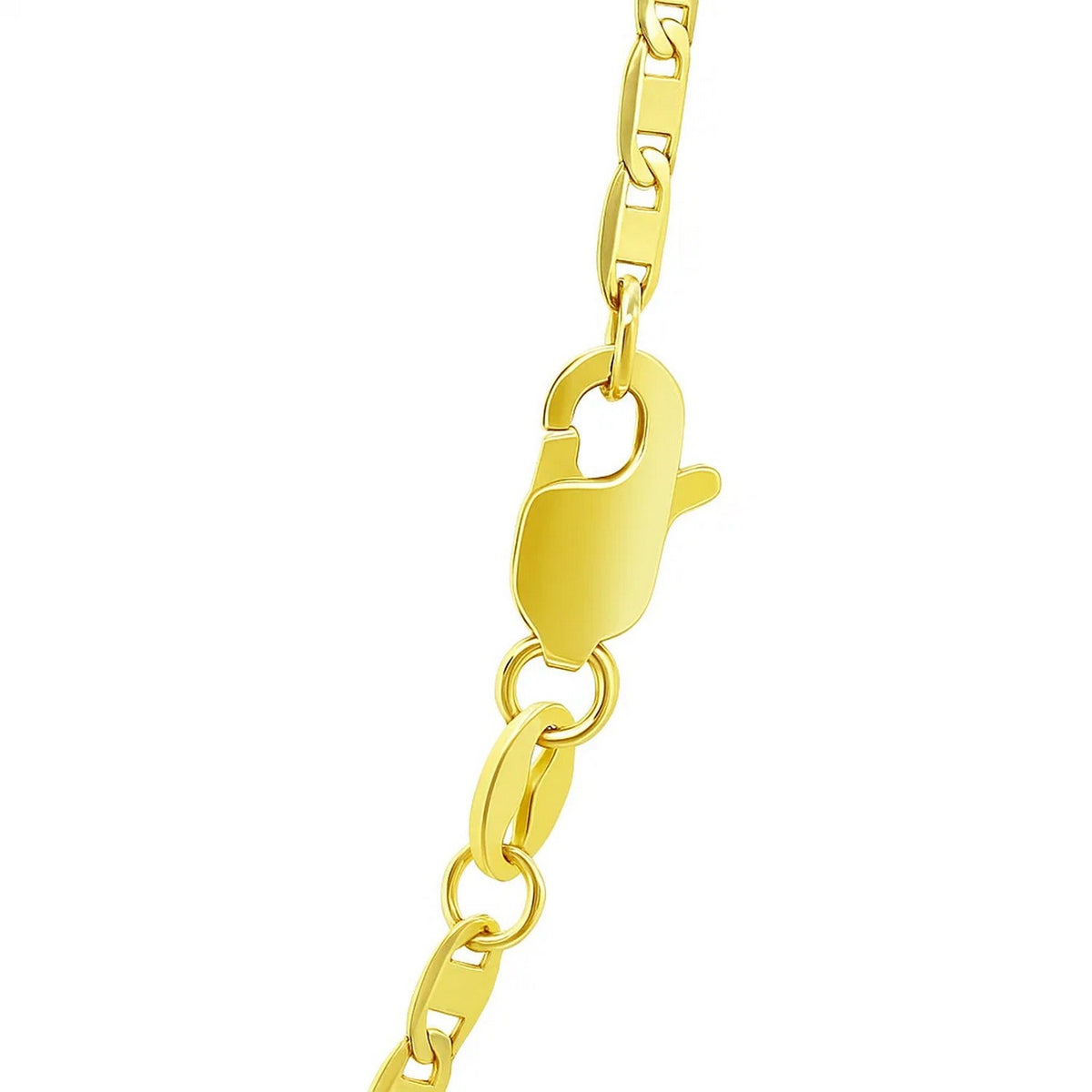 14K Yellow Gold Mariner Link Chain  (1.70 mm)