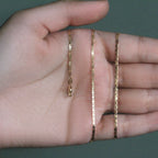 14K Yellow Gold Mariner Link Chain  (1.70 mm)