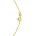 14K Yellow Gold Emerald Cut Amethyst Necklace
