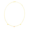 14K Yellow and Rose Gold Mom Necklace