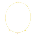 14K Yellow and Rose Gold Mom Necklace