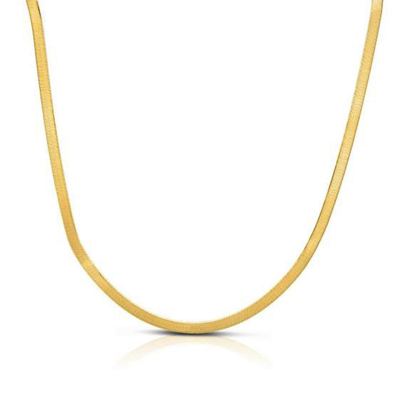 14K Yellow Gold Super Flex Herringbone Chain  (1.50 mm)