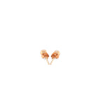 14K Rose Gold Ball Stud Earrings  (4mm)