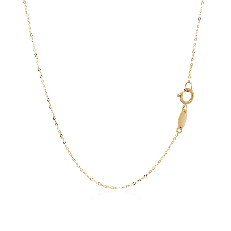 14K Yellow Gold Pendant with Claddagh Symbol