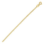 14K Yellow Gold Solid Curb Chain  (2.60 mm)