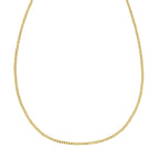 14K Yellow Gold Solid Curb Chain  (2.60 mm)