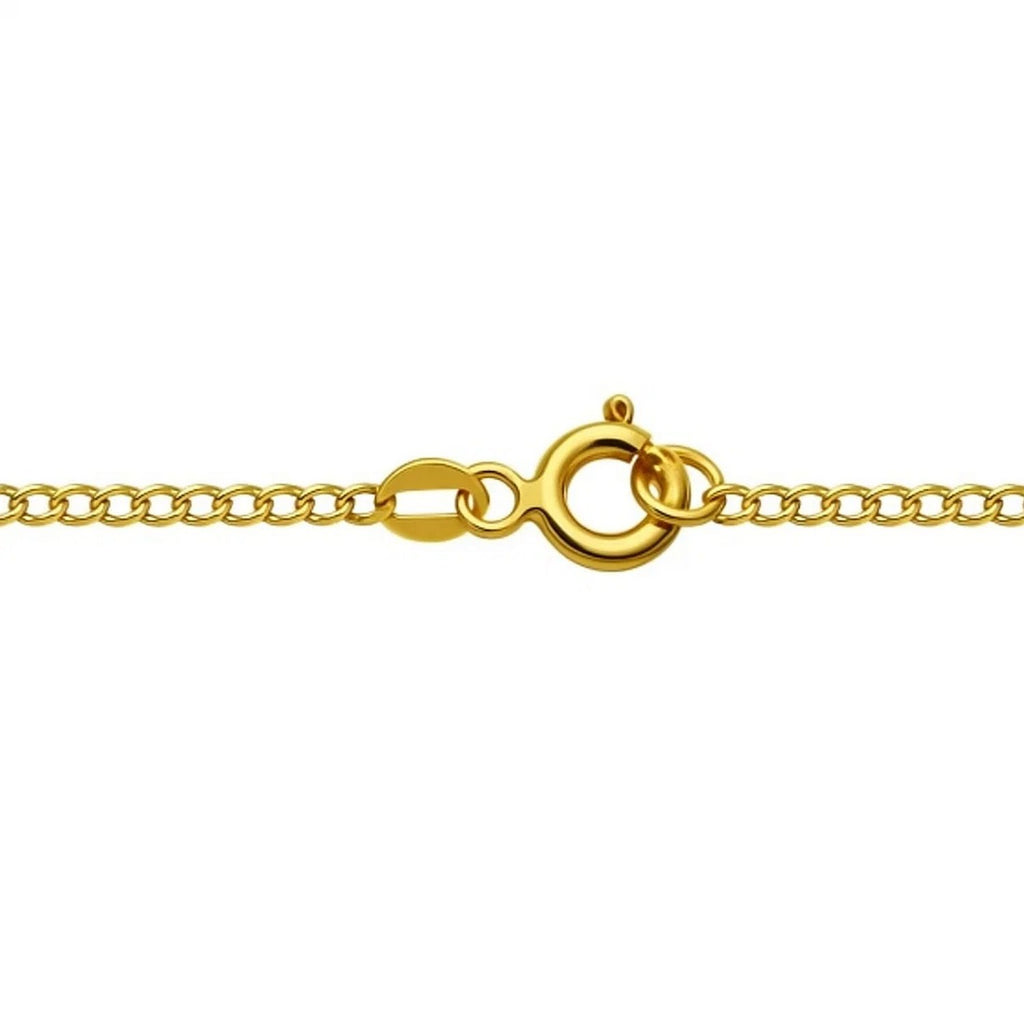 14K Yellow Gold Solid Curb Chain  (2.60 mm)