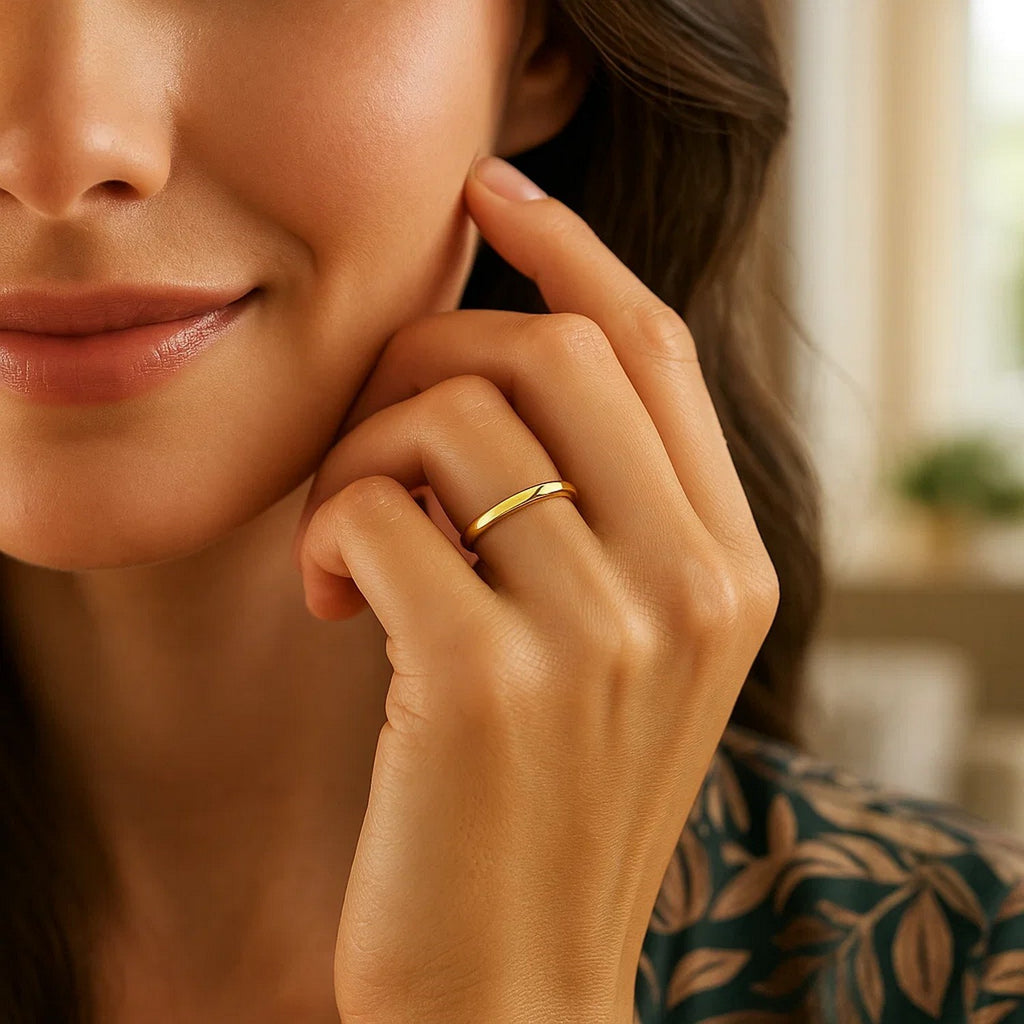 Comfort Fit Wedding Band in 14K Yellow Gold, 3 mm